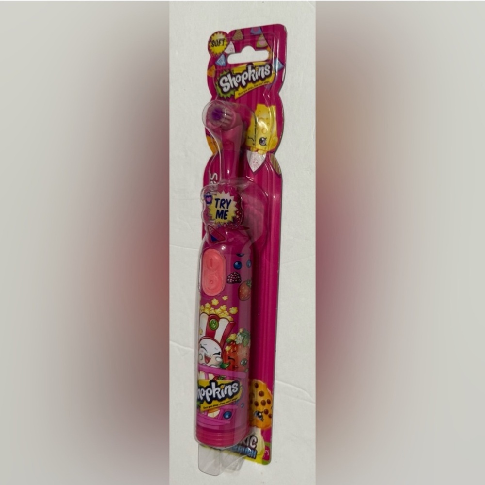 Brush Buddies Shopkins Electric Toothbrush Soft 1 Toothbrush